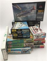 Lot of 15 Model Aircraft Kits.