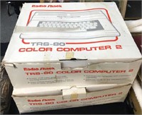 Lot of 2 Radio Shack Color Computers.