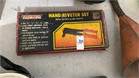 TRIUMPH Hand riveter set in box