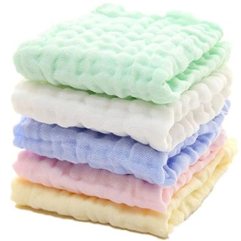 Baby Washcloths - Natural Cotton Baby Wipes - Soft