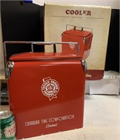 Metal  Canadian tire  cooler W/BOX
