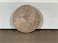 1895S Chile silver one peso