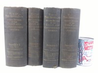 4 livres Guerre de la rébellion  Americaine 1893