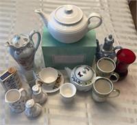 Lot of Teapots and Tea Pieces (Royal Kendall,