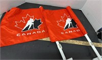 2 Team Canada Window Flags.