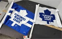 2 Toronto Maple Leaf's Window Flags.