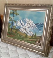 26X22 FRAME WITH R JACOBS OIL PAINTING