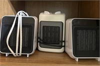 THREE. SMALL SPACE HEATERS, UNTESTED