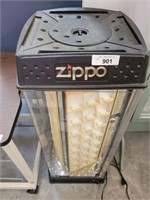 ZIPPO DISPLAY LIGHTED CABINET WITH KEYS