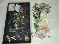 Religious Collectibles- Crosses, Pins, Medallions