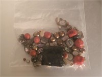 Natural stone beads