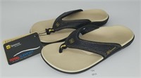 Spenco Comfort Sandals - Yumi Black Embossed Snake