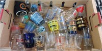 LARGE LOT OF COLLECTOR SHOT GLASSES