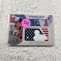 2019 Topps Indepence Day MLB Logo Patch Roughned