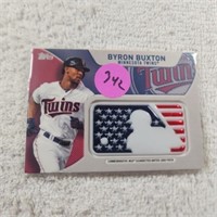 2019 Topps Indepence Day MLB Logo Patch Byron