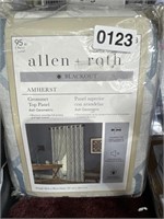 ALLEN + ROTH LIGHT FILTERING CURTAINS RETAIL $30