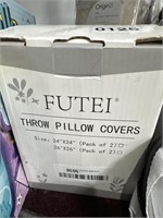 FUTEI PILLOW COVERS RETAIL $40