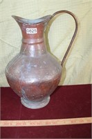 Large Copper Jug / Vase 28"