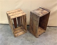 Vintage wood crates