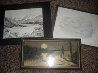 Matted Drawings, Largest 14x11