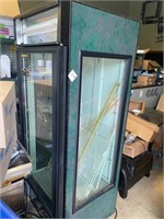 True single door display cooler