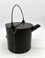 Primitive Oil or Kerosene Can w Hinged Lid