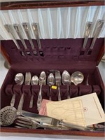 Silverplate Flatware Service