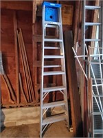 Werner 8' aluminum step ladder
rated 250 lbs.