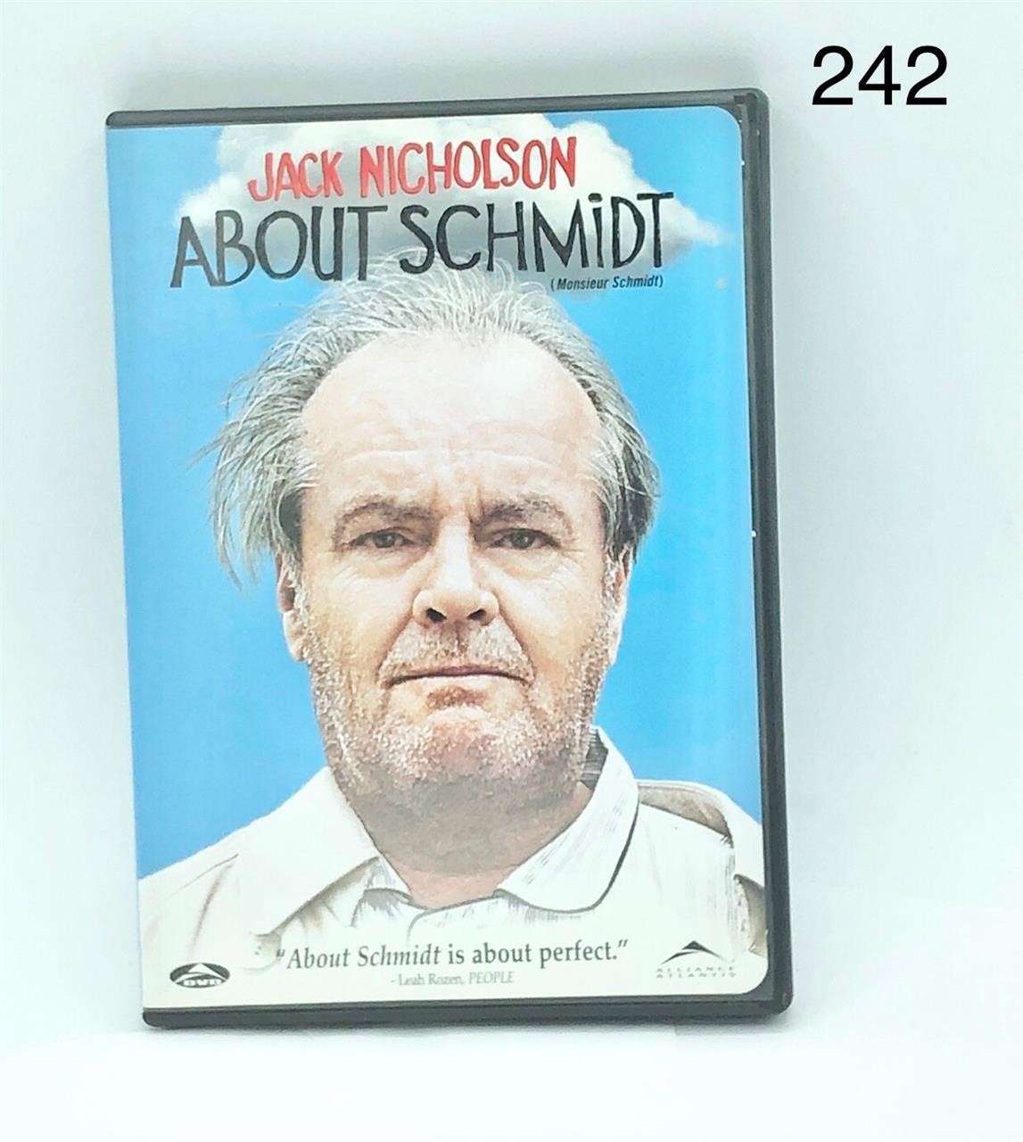 About Schmidt DVD previously viewed