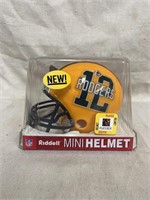 Riddell Mini Aaron Rodgers Helmet #12