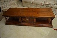 Large Solid Wood Coffee Table with Storage