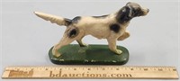 Painted Cast Iron Dog Paperweight