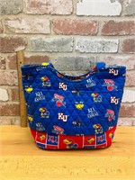 Quilted University of Kansas Basketball Purse
