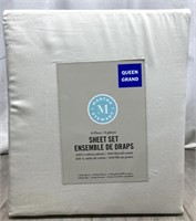 Martha Stewart Queen Sheet Set