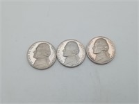 1981S Classic Jefferson Nickel Proof 5 cents 3pcs