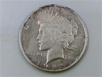 1922 Silver Peace Dollar***TAX EXEMPT***