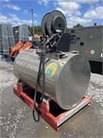 Used Stainless 260 Gallon Stationary Fuel Tank