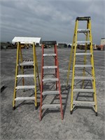 (3) Ladders Mixed Sizes