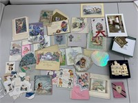 Vintage Greeting Card Collection Assortment