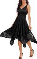 Meetjen Women's Lace Cocktail Dress Size 2XL