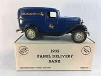 1932 Panel Delivery Truck Die Cast Bank