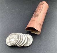 $10 ROLL OF SIVER QUARTERS 1964 AND OLDER