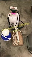 Adhesive, chemical sprayer, electrical cords