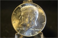 1964 Uncirculated Kennedy Silver Half Dollar