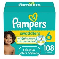 **Pampers Swaddlers Diapers  Size 6  108 Ct**
