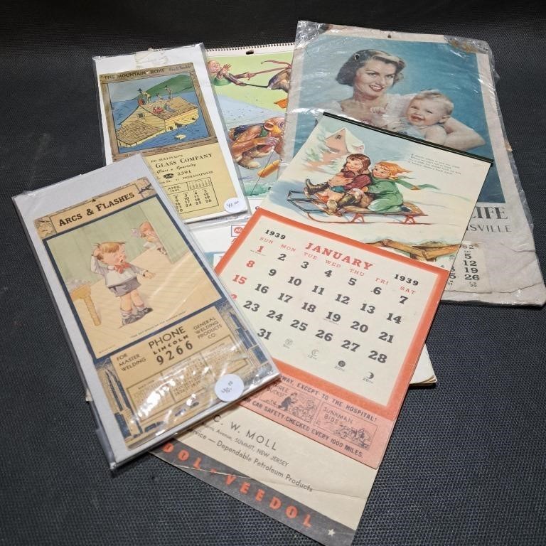 Vintage Advertising Calendars