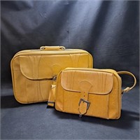 Vintage American Tourister Leather Luggage