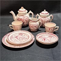 Vintage Staffordshire England Porcelain Child's