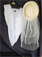 Western Collection beaded shawl and wedding