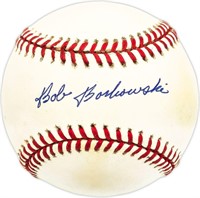 Bob Borkowski Autographed Baseball Beckett BAS